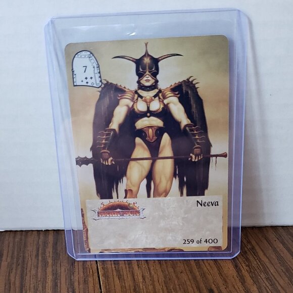 TSR Spellfire CCG 1st Ed. Neeva Hero Card #259 of 400 Dark Son - Picture 1 of 3